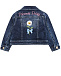 Джинсовая куртка с вышивкой Monnalisa | Фото 2