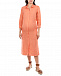Оранжевое платье-рубашка 120% Lino | Фото 4