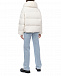 Короткая куртка молочного цвета с меховой отделкой Yves Salomon | Фото 4
