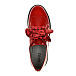 Красные лакированные ботинки с шелковой лентой  | Фото 6