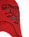 Красная шапка с принтом &quot;динозавр&quot; Il Trenino | Фото 3