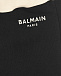 Черные спортивные брюки с бежевыми манжетами Balmain | Фото 3