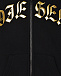 Черная спортивная куртка с золотистым логотипом Diesel | Фото 3