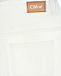 Белые брюки с асимметричной застежкой  | Фото 4