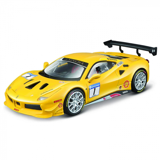 Машина Ferrari Racing - 488 Challenge 1:43 Bburago | Фото 1