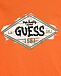 Футболка с лого, оранжевая Guess | Фото 3