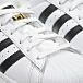 Белые кеды с черными полосками SUPERSTAR Adidas | Фото 6