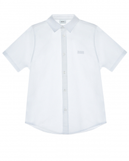 Белая рубашка с короткими рукавами Hugo Boss Белый, арт. J25L27 10B | Фото 1