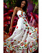 Белая юбка макси с цветочным принтом Charo Ruiz | Фото 2