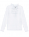 Белая рубашка из трикотажа с оборками Aletta | Фото 1