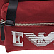 Бордовый рюкзак с двумя застежками, 26х16х30 см Emporio Armani | Фото 7