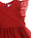 Красное платье с рукавами-крылышками Monnalisa | Фото 3