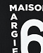 Черная толстовка-худи с белым лого MM6 Maison Margiela | Фото 4
