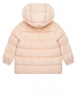 Розовое стеганое пальто Chloe Розовый, арт. C06123 45F | Фото 2