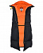 Удлиненный черный жилет с оранжевым капюшоном Parajumpers | Фото 5