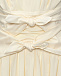 Платье V-вырез, приталенное с бантами на поясе Philosophy Di Lorenzo Serafini | Фото 3