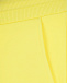 Желтые спортивные брюки с черным лого  | Фото 5