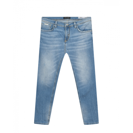 Голубые зауженные джинсы Antony Morato | Фото 1