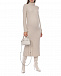 Бежевое платье STELVIO из шерсти и кашемира Pietro Brunelli | Фото 5
