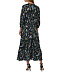 Платье ALLEGRA с мелким цветочным принтом, черное Pietro Brunelli | Фото 5