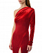Бархатное асимметричное платье, красное Dan Maralex | Фото 8
