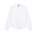 Белая рубашка с отделкой на плечах Karl Lagerfeld kids | Фото 1