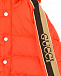 Пуховая куртка с трикотажными лампасами GUCCI | Фото 6