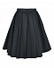 Черная юбка с логотипом на поясе MSGM | Фото 2