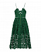 Зеленое платье с шитьем Self Portrait | Фото 2