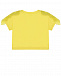 Желтая укороченная футболка Monnalisa | Фото 2
