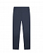 Синие брюки из шерстяной ткани Dal Lago | Фото 2