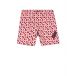 Бордовые шорты для купания с логотипом Dolce&Gabbana | Фото 1