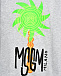 Футболка с логотипом и принтом пальмы, серая MSGM | Фото 3