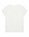 Белая футболка с принтом &quot;лебедь&quot; Sanetta Kidswear | Фото 2