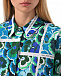 Сине-зеленая рубашка с цветочным принтом Vivetta | Фото 7