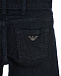 Темно-синие джинсы regular fit Emporio Armani | Фото 4