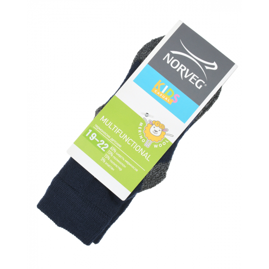 Серо-синие носки Multifunctional Norveg | Фото 1