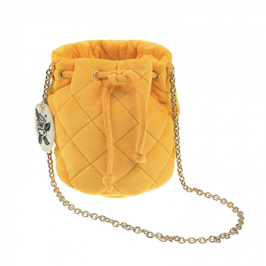 Желтая сумка-ведро, 23x17x12 см  | Фото 1