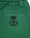 Зеленые шорты из хлопкового поплина Dolce&Gabbana | Фото 3
