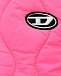Стеганый розовый жилет с черным кантом Diesel | Фото 3