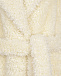 Пальто молочного цвета из эко-меха Parosh | Фото 6