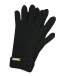 Черные двойные перчатки Il Trenino | Фото 1