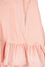 Розовое платье с вышивкой на воротнике Fendi | Фото 4