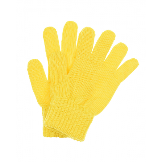 Желтые базовые перчатки Catya | Фото 1