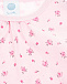 Розовая пижама с цветочным принтом Sanetta | Фото 5