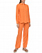 Оранжевые льняные брюки 120% Lino | Фото 2