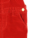 Красный вельветовый полукомбинезон Molo | Фото 3