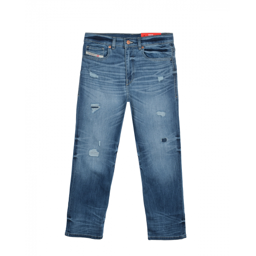 Синие джинсы с разрезами Diesel | Фото 1