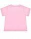 Розовая футболка с черным логотипом Balmain | Фото 2