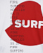 Белая футболка с принтом SURF Moncler | Фото 3